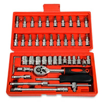 Key KIT 46 PC Socket Wrench Set Ferments Box