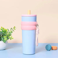 710ML Thermal Insulated Cup 316 Stainless Steel Water Cup Easy to Use Travel Coffee Mug Reusable Practical Travel Mug Cup