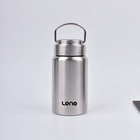 Leno Large Capacity Stainless Steel Thermos Portable Vacuum Flask Insulated Tumbler with Handle Thermo Bottle 350/500/750mlml