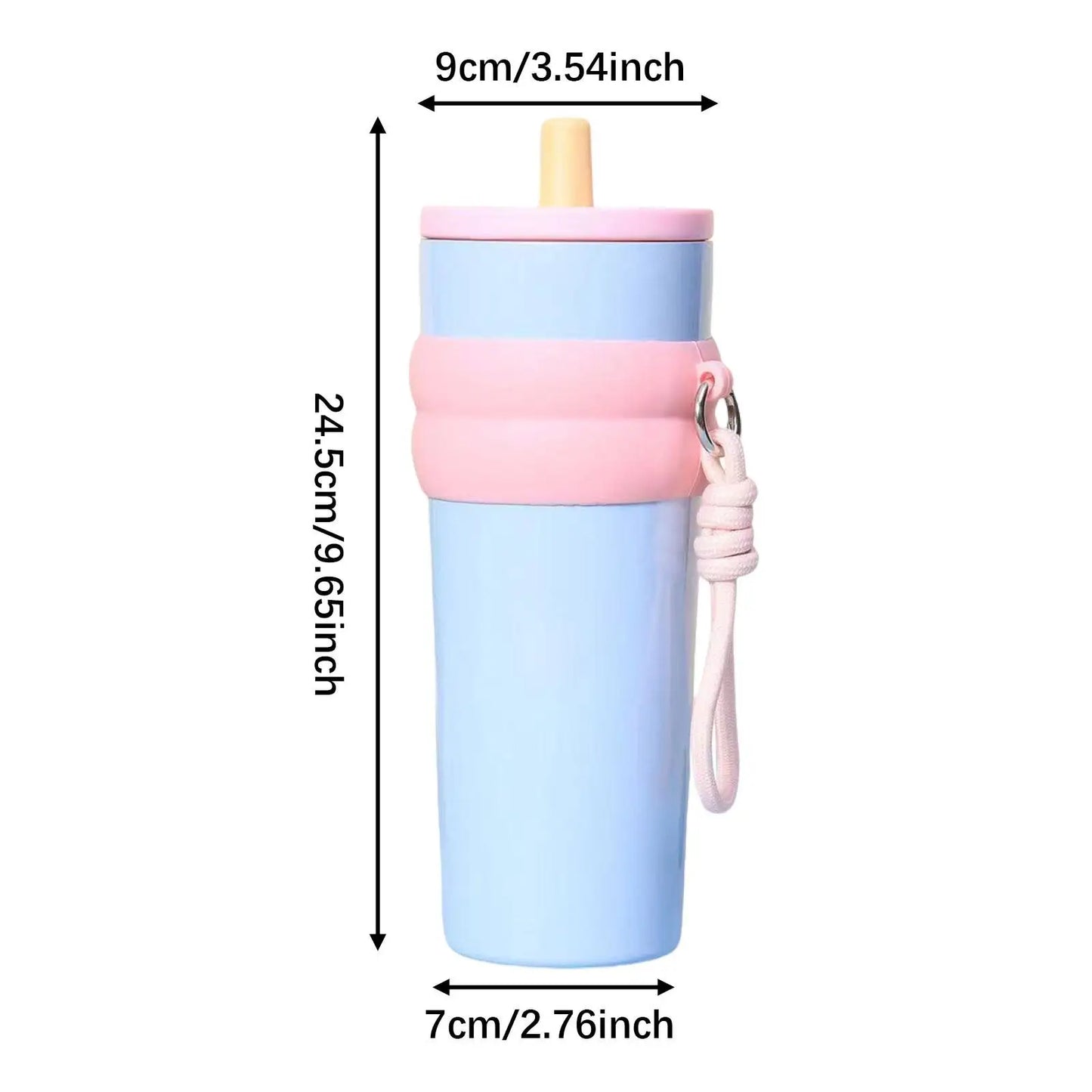 710ML Thermal Insulated Cup 316 Stainless Steel Water Cup Easy to Use Travel Coffee Mug Reusable Practical Travel Mug Cup