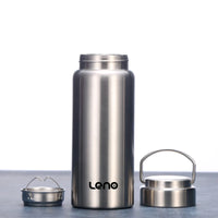 Leno Large Capacity Stainless Steel Thermos Portable Vacuum Flask Insulated Tumbler with Handle Thermo Bottle 350/500/750mlml