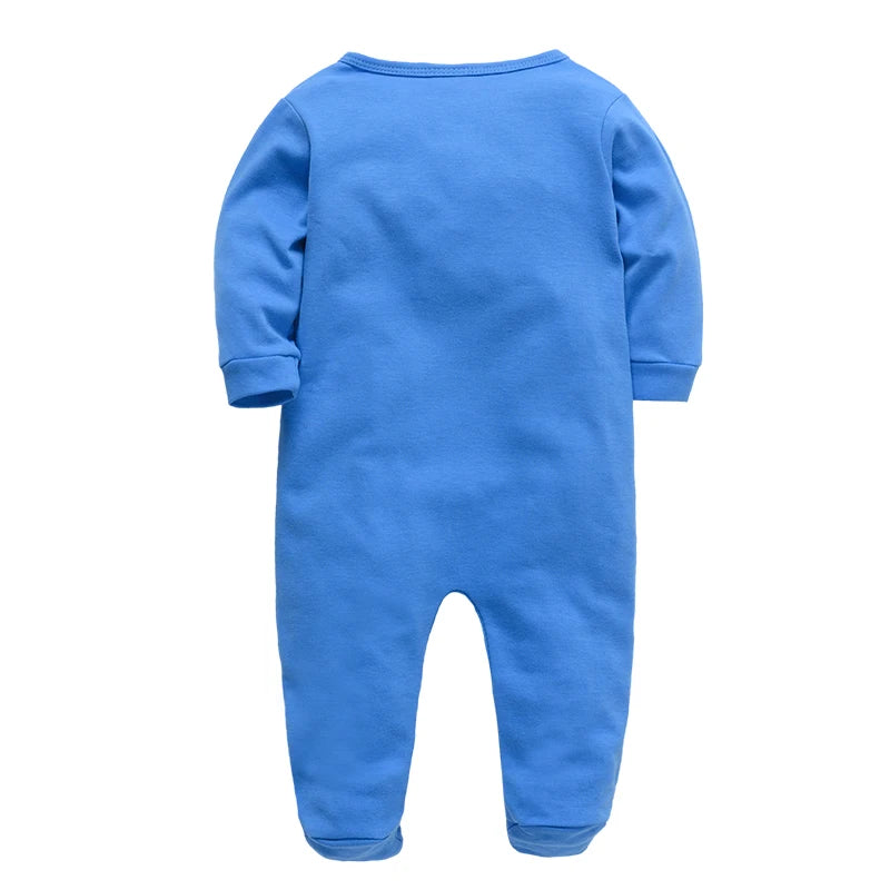 KAVKAS 1/2/3 Pcs Baby Boys Rompers Cartoon Print Overalls Cotton Infant Clothing Kids Jumpsuit Newborn Pajimas 0-3 Months