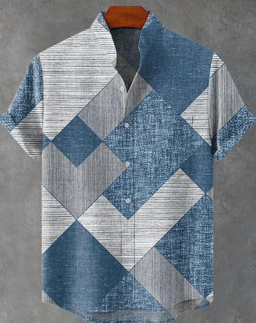 Men's Hawaiian Shirt Casual Short Sleeve Top Loose Clothing Fashion Vintage 3D Printed Summer Shirt Fast Shipping