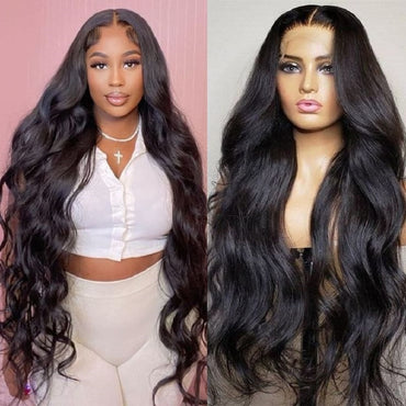 5x5 Hd Lace Closure Body Wave 13x4 Lace Frontal Wig Brizillian Human Hair Glueless Cheap Loose Wave Wigs For Women Pre Plucked