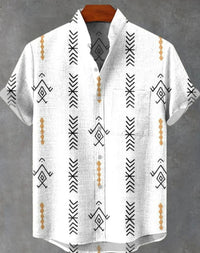 Men's Hawaiian Shirt Casual Short Sleeve Top Loose Clothing Fashion Vintage 3D Printed Summer Shirt Fast Shipping