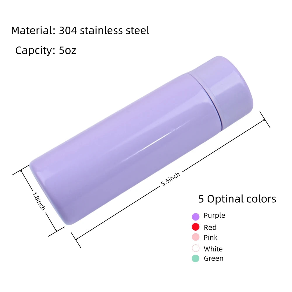 Insulated Coffee Mug 304 Stainless Steel Tumbler Water Thermos Vacuum Flask Mini Water Bottle Portable Travel Mug Thermal Cup