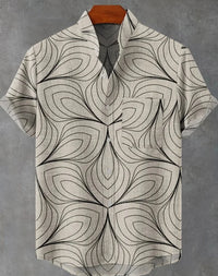 Men's Hawaiian Shirt Casual Short Sleeve Top Loose Clothing Fashion Vintage 3D Printed Summer Shirt Fast Shipping