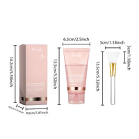 Collagen Overnight Wrapping Peel Off Facial Mask, Korean Collagen Night Wrapping Mask Deeply Hydrates Night Care Mask Cream 75ml