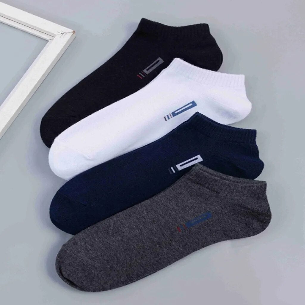 Kit Pacote de Meia Cano Curto Soquete Sport Adulto Masculino 12 Pares em Cores Sortidas