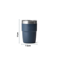304 Stainless Steel Coffee Cup Household Double-layer Insulated Thermos Cup With Lid Water Cup 8oz Outdoor Travel Cup