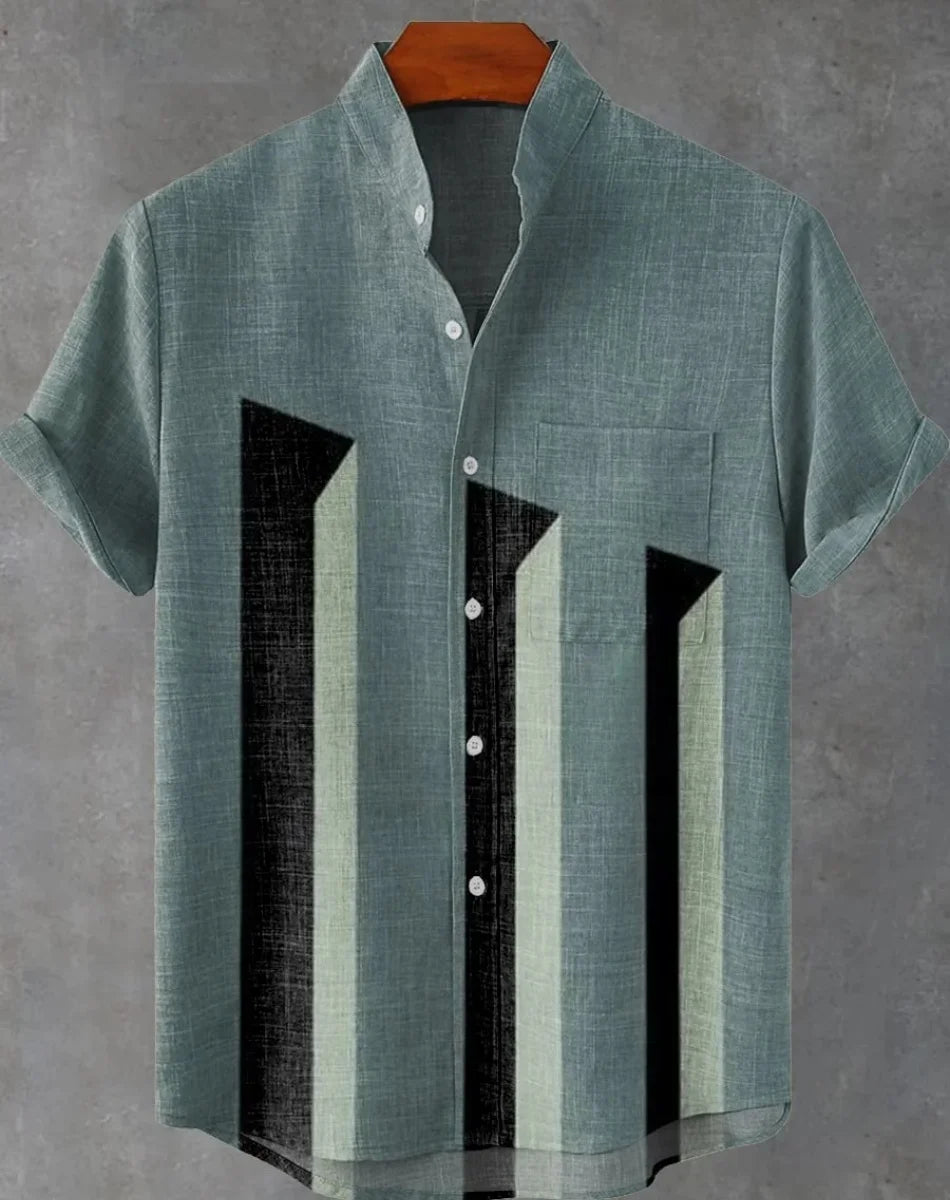 Men's Hawaiian Shirt Casual Short Sleeve Top Loose Clothing Fashion Vintage 3D Printed Summer Shirt Fast Shipping