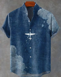 Men's Hawaiian Shirt Casual Short Sleeve Top Loose Clothing Fashion Vintage 3D Printed Summer Shirt Fast Shipping