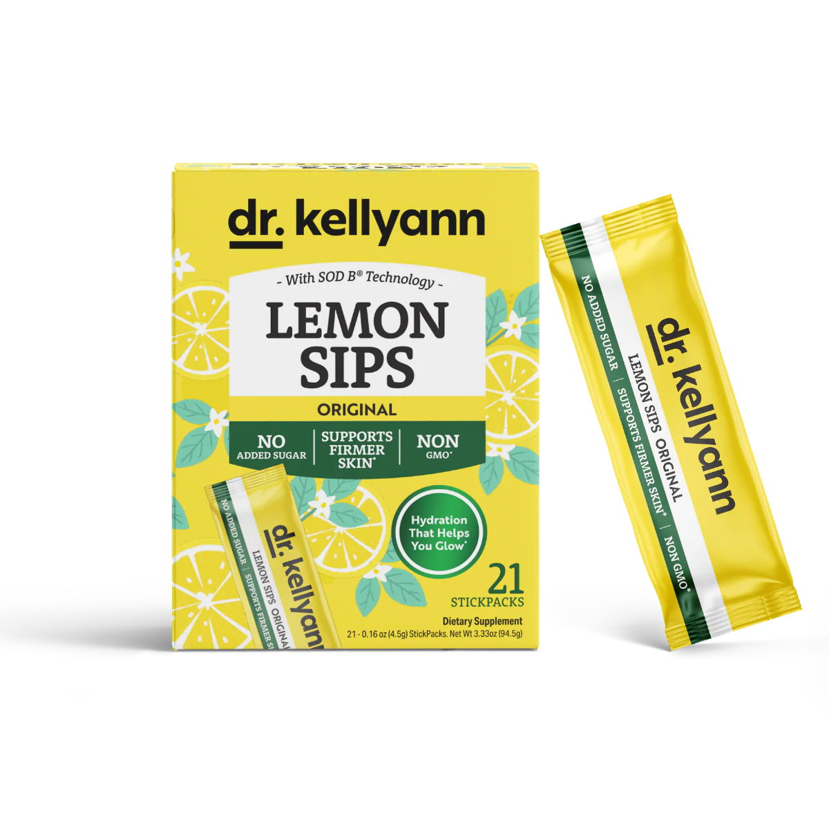 Lemon Sips Stick Packs 21 Count