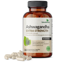 Futurebiotics Ashwagandha Capsules Extra Strength 3000mg - Stress Relief Formula, Natural Mood Support, Stress, Focus, and Energy Support Supplement, 360 Capsules