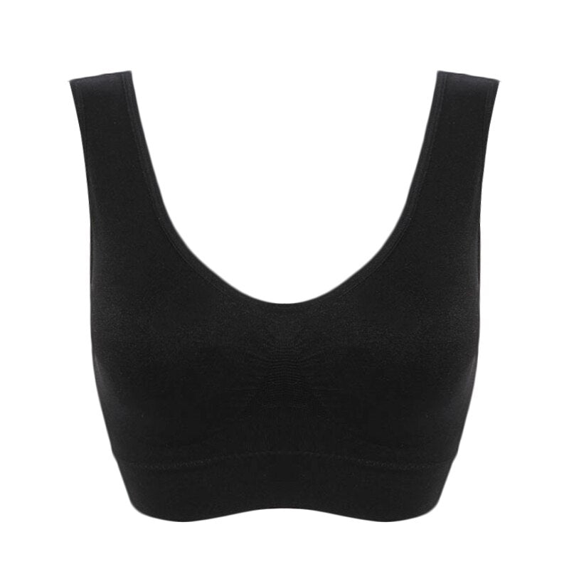 Plus Size Bras For Women Seamless Bra With Pads to 4XL 5XL Bralette Push Up Brassiere Vest Wireless Active fashion underwear