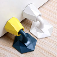 Non-punch Silicone Door Stopper Touch Toilet Wall Absorption Door Plug Wall-mounted And Floor-standing Anti-bump Door Holder