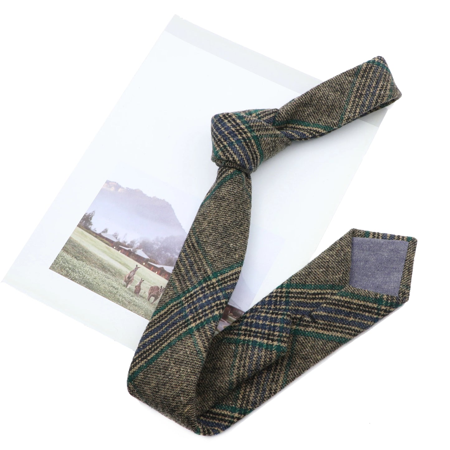 Original Wool Tie High Quality Gift Ties Handmade Soft Casual Fashion Men Woven Skinny Necktie For Wedding Party New Arrival