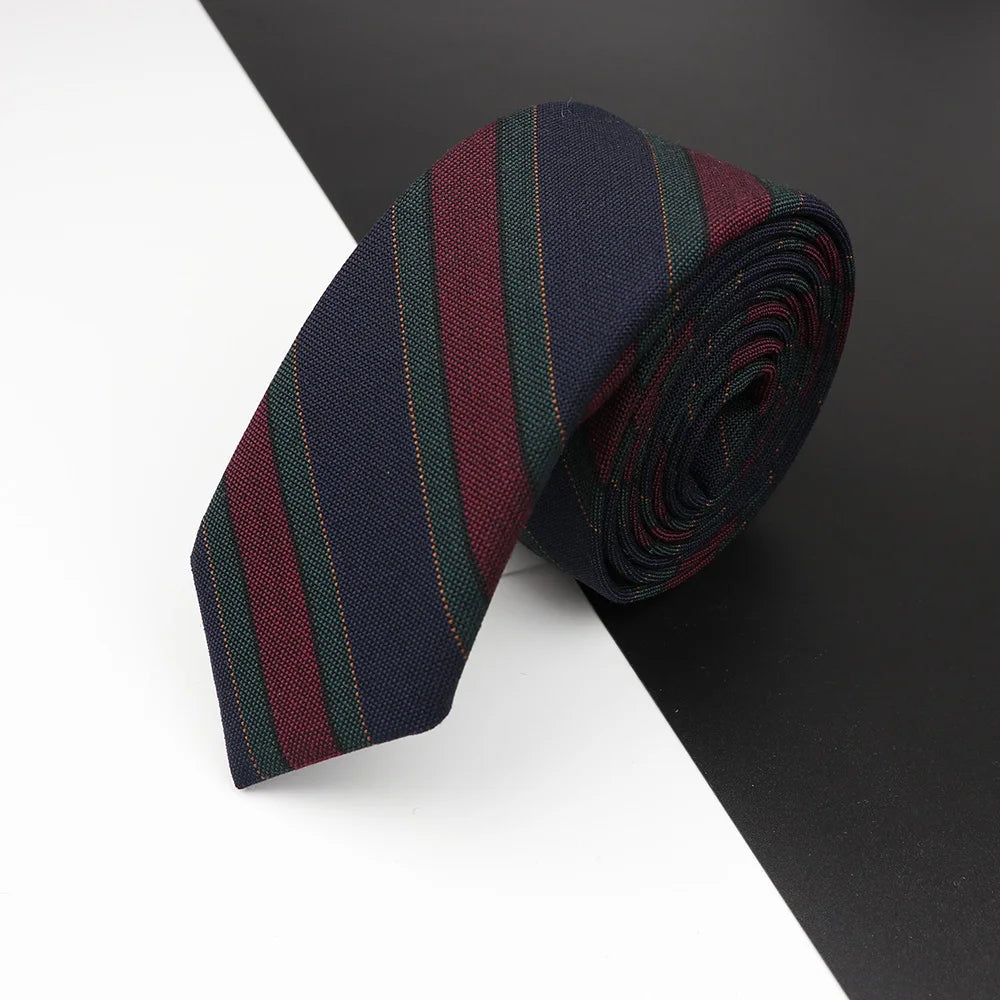 High Quality Classical Color Black Grey Skinny 100% Wool Tie Men Necktie For Business Meeting Fashion Shirt Dress Accessories