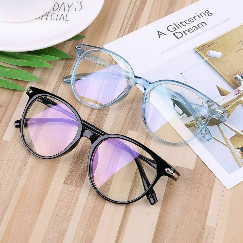 Elbru Optical Eye Glasses Frames for Women Men Ultralight Eyeglasses Frame Female Male Transparent Black Pink Blue oculos