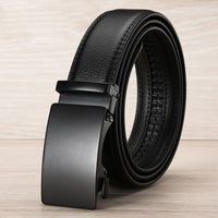 Famous Brand Business Belt Men Top Quality Genuine Luxury Leather Waist Strap Black Male Automatic Buckle Jeans Belts for Men