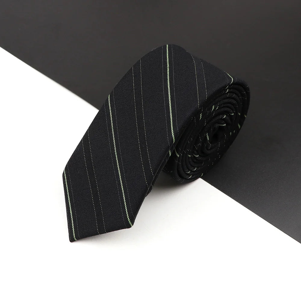High Quality Classical Color Black Grey Skinny 100% Wool Tie Men Necktie For Business Meeting Fashion Shirt Dress Accessories