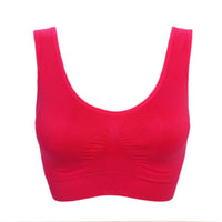 Plus Size Bras For Women Seamless Bra With Pads to 4XL 5XL Bralette Push Up Brassiere Vest Wireless Active fashion underwear