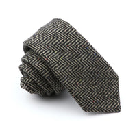 Original Wool Tie High Quality Gift Ties Handmade Soft Casual Fashion Men Woven Skinny Necktie For Wedding Party New Arrival