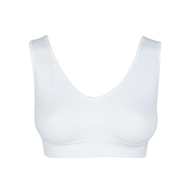 Plus Size Bras For Women Seamless Bra With Pads to 4XL 5XL Bralette Push Up Brassiere Vest Wireless Active fashion underwear