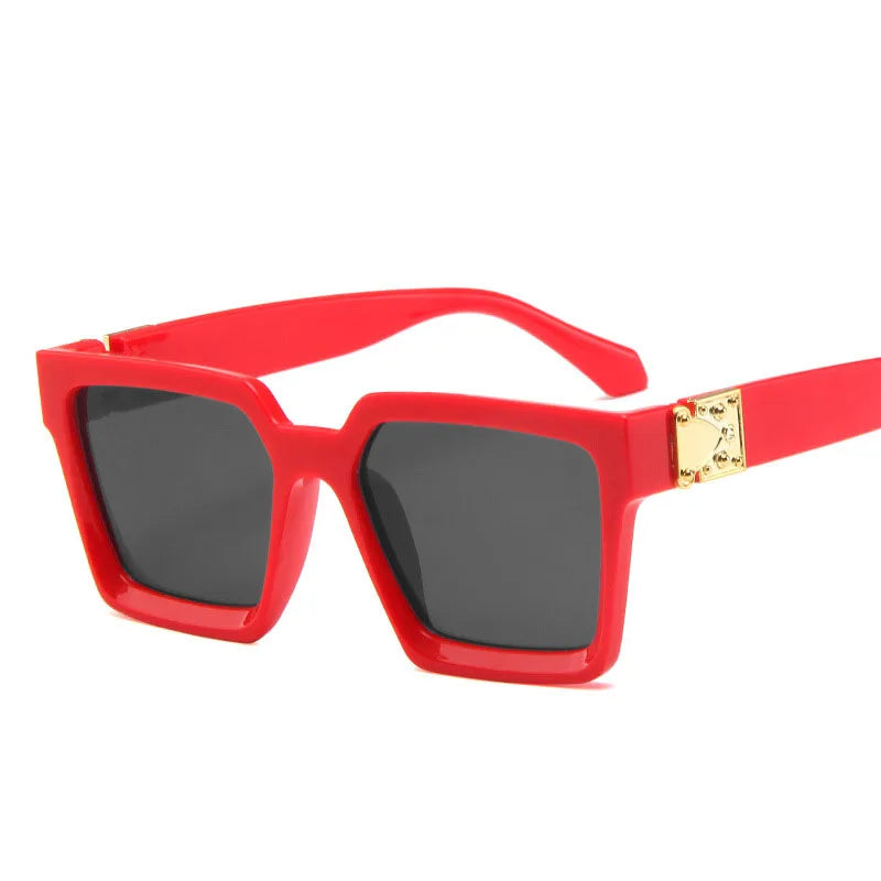 OVOYAN Square Vintage Sunglasses Men Luxury Brand Designer Men Eyeglasses Luxury Retro High Quality Female Oculos Women UV400