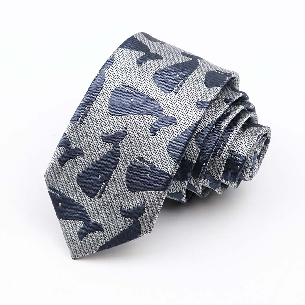 Fashion 6cm Narrow Polyester Necktie For Men Business Meeting Formal Jacquard Striped Plaid Skinny Tie Daily Wear Cravat Gift