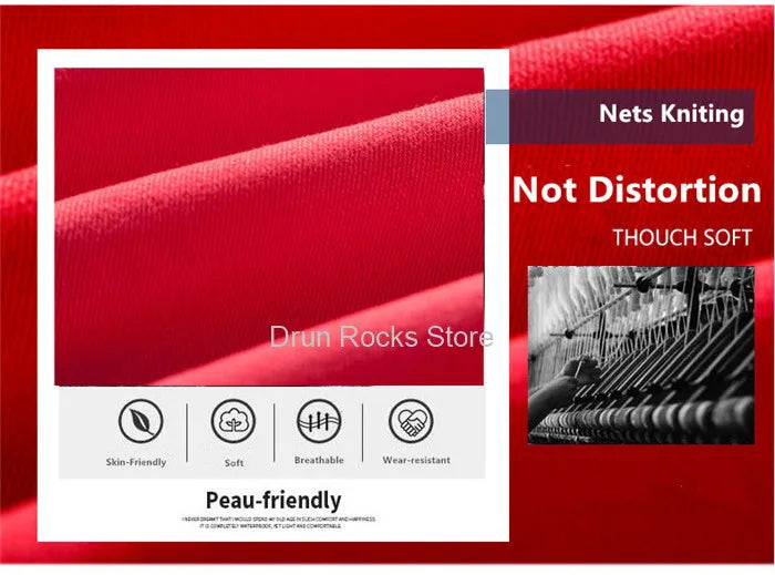 White Jeans Men Plus Size 36 38 40 Loose Oversized Red Trousers Stretched Denim Mens Casual Slim Fit Straight Elastic Man Pant