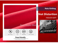 White Jeans Men Plus Size 36 38 40 Loose Oversized Red Trousers Stretched Denim Mens Casual Slim Fit Straight Elastic Man Pant