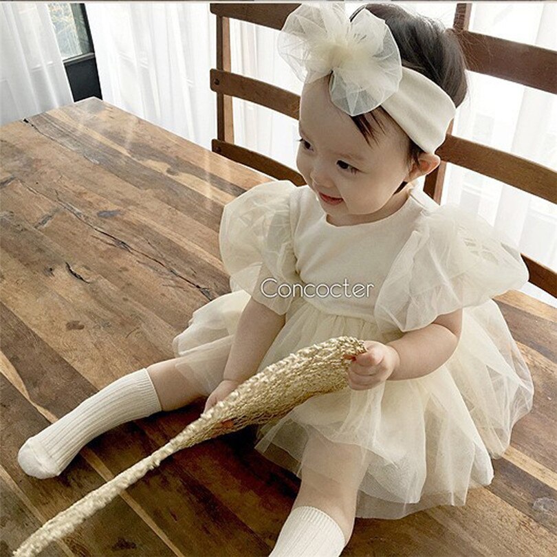 Baby Girls Dress Newborn Princess Baby Dress For Girl 1st Birthday Party Wedding Dress