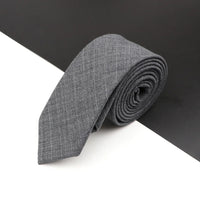 High Quality Classical Color Black Grey Skinny 100% Wool Tie Men Necktie For Business Meeting Fashion Shirt Dress Accessories