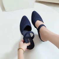 Fashion Women's Sandals 2021 Mules Slippers For Beach Shoes Close Toe Women Heels Strappy Wedges Shoes For Women Plastic Sandals