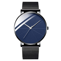 2022 Minimalist Men&#39;s Fashion Watches Simple Men Business Ultra Thin Stainless