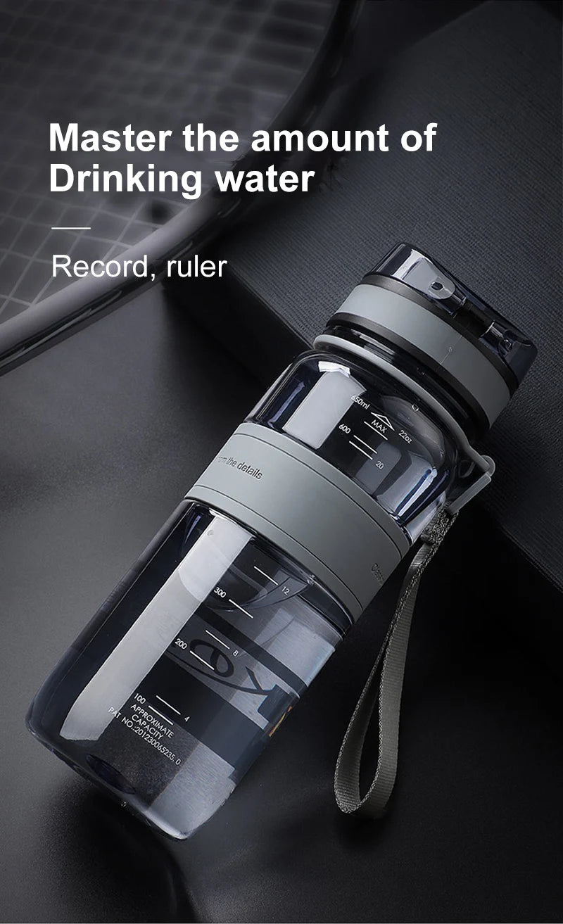 500/1000ml Sports Water Bottles BPA Free Portable Leakproof Shaker Outdoor Tour Gym Drink Bottle Eco-friendly Plastic Coffee Cup