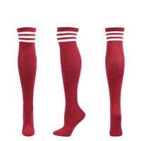 Classic wild stripes Fashion Three Bars Knee Socks Dance Pantyhose Stockings Breathable College style High-Top Women's Socks