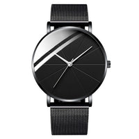 2022 Minimalist Men&#39;s Fashion Watches Simple Men Business Ultra Thin Stainless