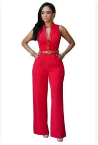 Women v-neck wide leg pants rompers women jumpsuit sexy jumpsuits for women  women's jumpsuits female clothes