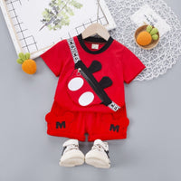 New Summer Baby Girl Clothes Suit Children Boys Cotton Cartoon T Shirt Shorts 2Pcs/sets Toddler Fashion Clothing Kids Tracksuits