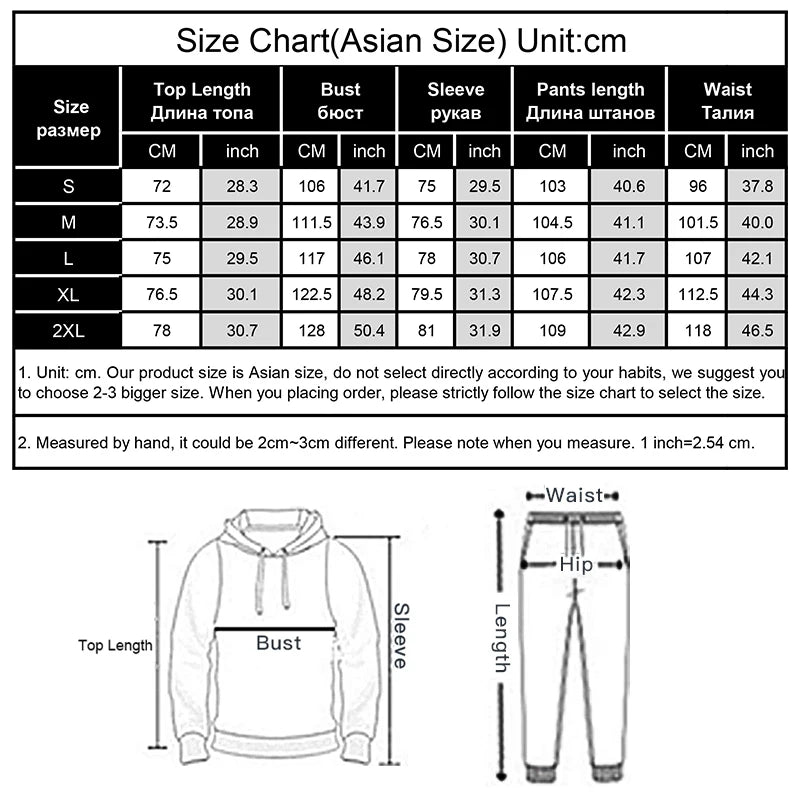 Tracksuit Man Brand Spring Autumn Sportswear Suit Men Joggers Sets Men Hoodies+ Pants Man Tracksuit Zip Sportswear Men Clothing