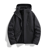 High Quality Unisex Winter Wear Sports Outdoor Softshell Jacket Inner Fleece Material Hooded Style Men's Softshell Jacket