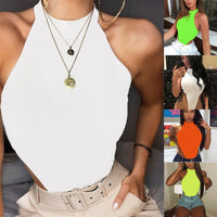 2021 New Fashion Women Sleeveless Bandage Bodysuit Leotard Tops Blouse Jumpsuit Women Clothes