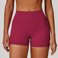 Tight Yoga Shorts For Women, High Waisted And Waist Cinching Fitness Pants, Hip Lifting And Running Sports Shorts
