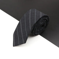 High Quality Classical Color Black Grey Skinny 100% Wool Tie Men Necktie For Business Meeting Fashion Shirt Dress Accessories