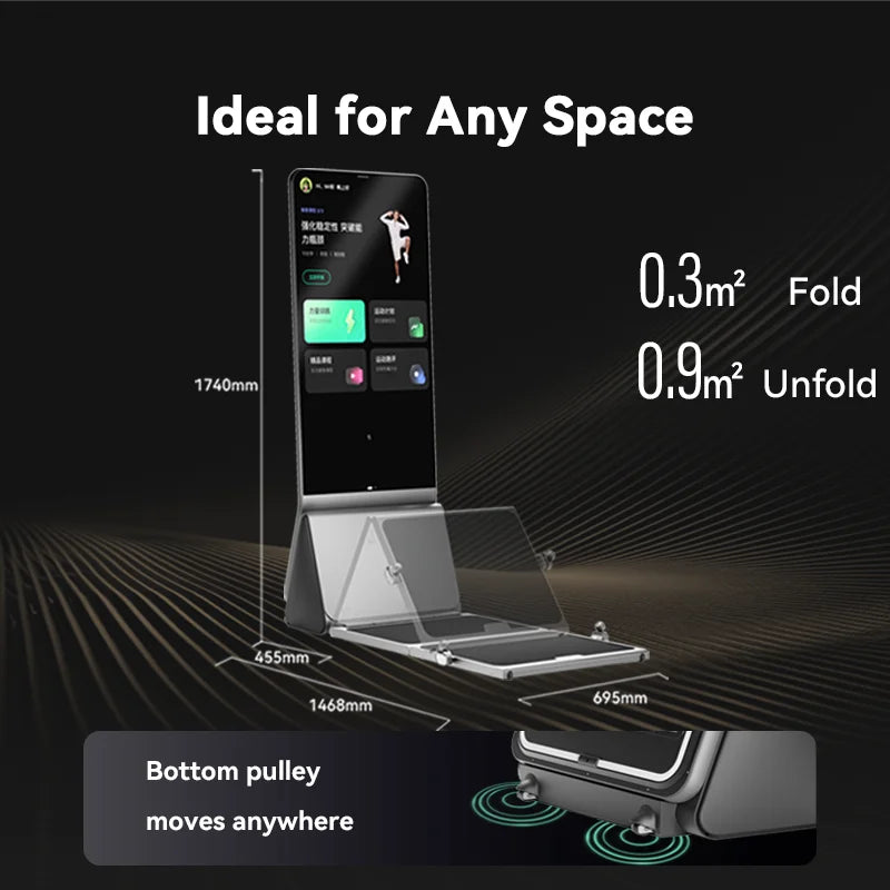 AEKE K1 Professional Indoor Smart Mirror Touchscreen All-in-one Smart Multifunctional Home Gym Training Pilates Ring