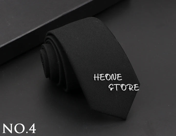 Mens Classic Cotton Ties High Quality Handmade Skinny 6CM Neck Tie Plaid Solid Color Striped Narrow Business Shirt Accessories