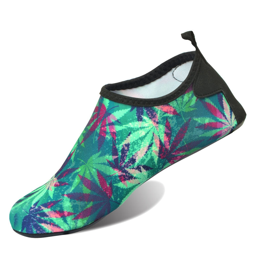 Water Shoes for Women and Men Quick-Dry Swim Beach Shoes for Outdoor Surfing Yoga Exercise Jamaica Flag Caribbean Reggae Rasta