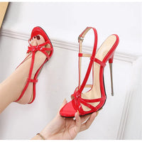 Fetish 16cm Extreme High Heels Sexy Women Sandals SM Cosplay Show Club Party Cross Dresser Drag Queen Unisex Shoes Plus Size 46